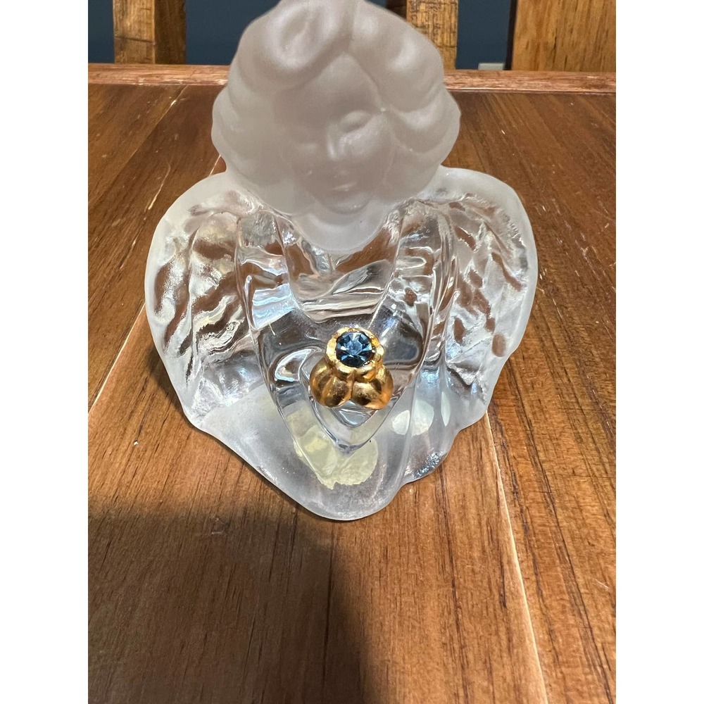 Fenton March Birthstone Angel